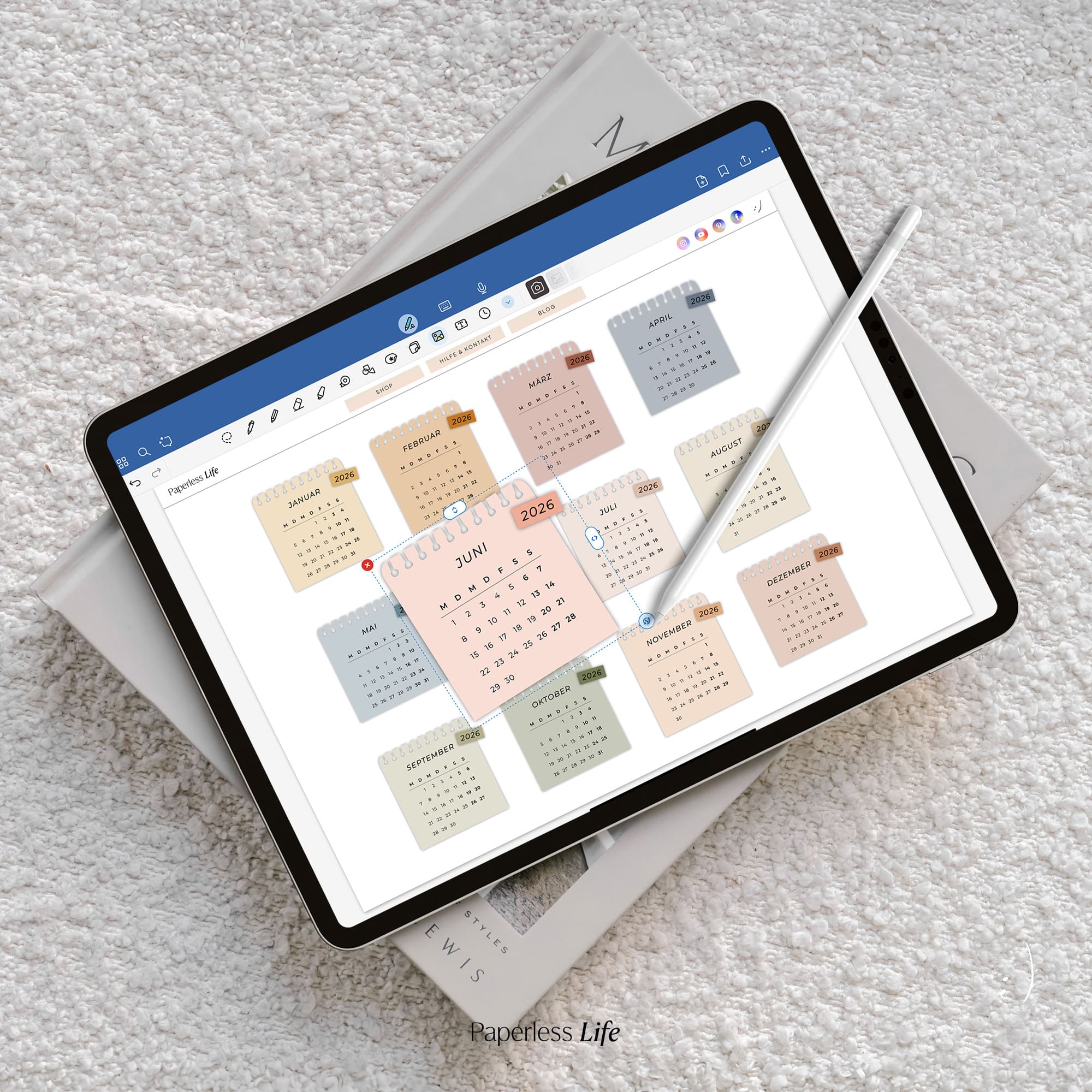 Digitale Sticker | Kalender-Sticker 2026, 2027, 2028 - Image 27