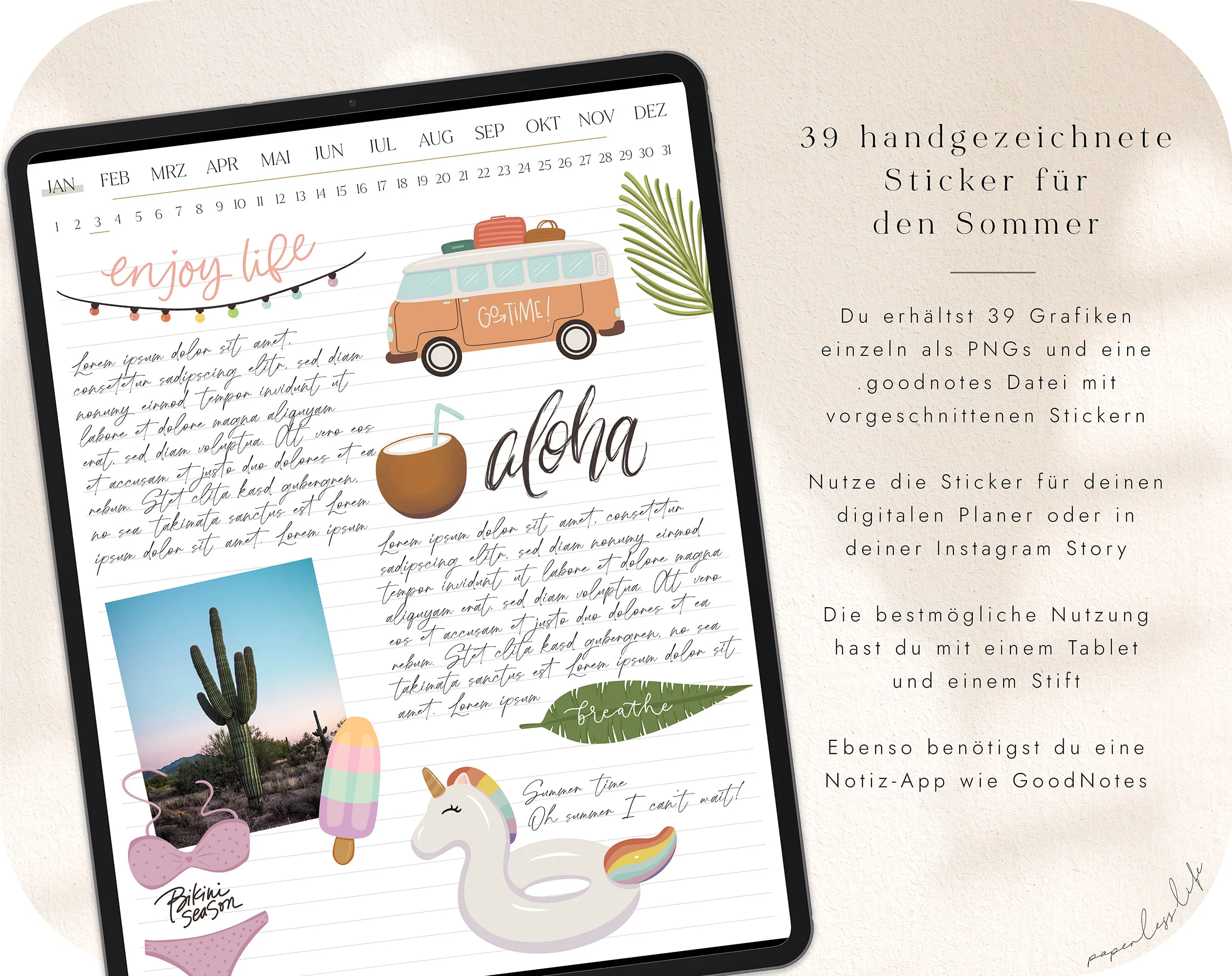 Digitale Sticker | Aloha Vibes - Image 4