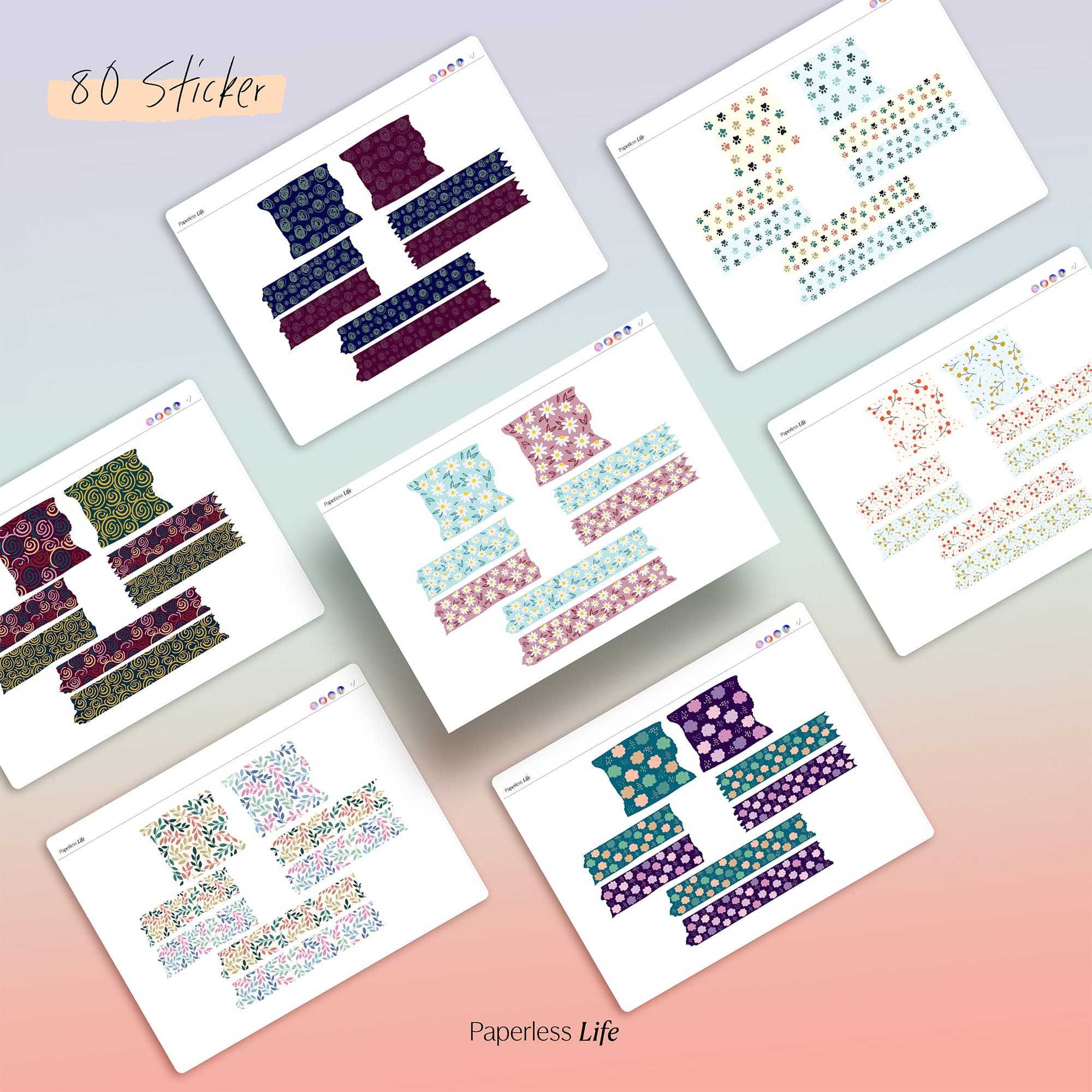 Color Changing Goodnotes Sticker | Klebestreifen - Image 19