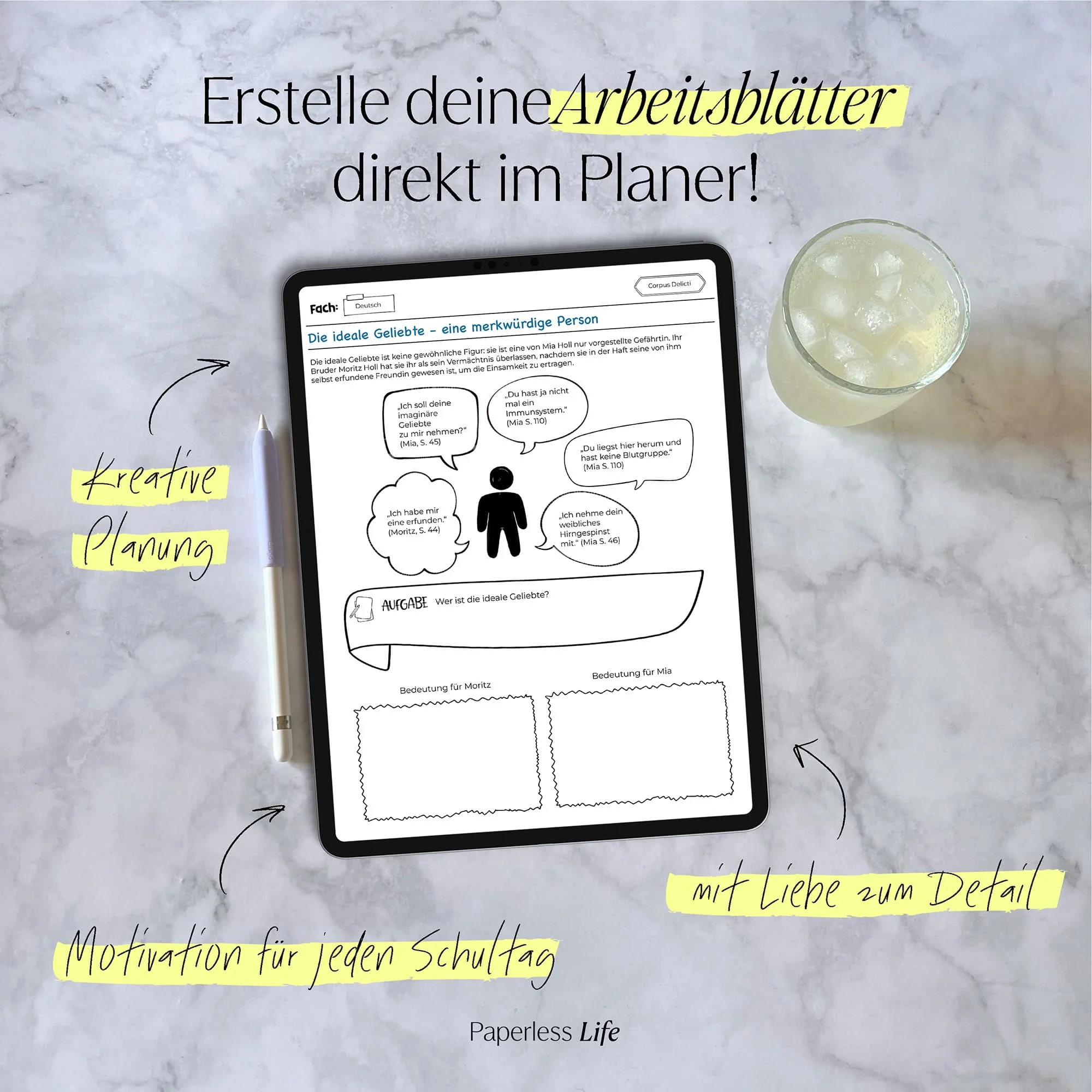 "Die Arbeitsblatt-Fabrik" - Digitale Sticker für die Gestaltung der Arbeitsblätter - Image 21