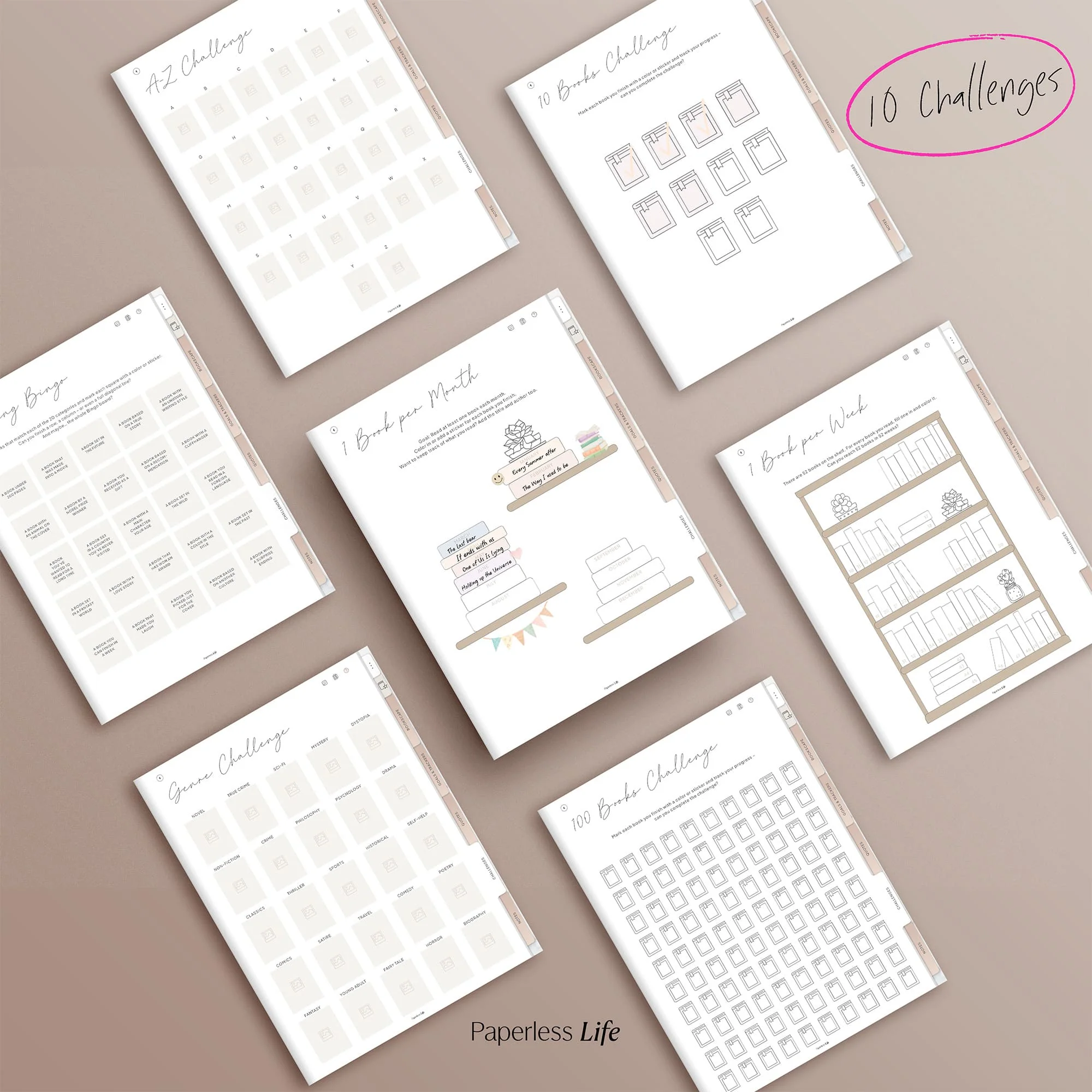 Digital Reading Journal | Goodnotes Book Tracker - Image 14