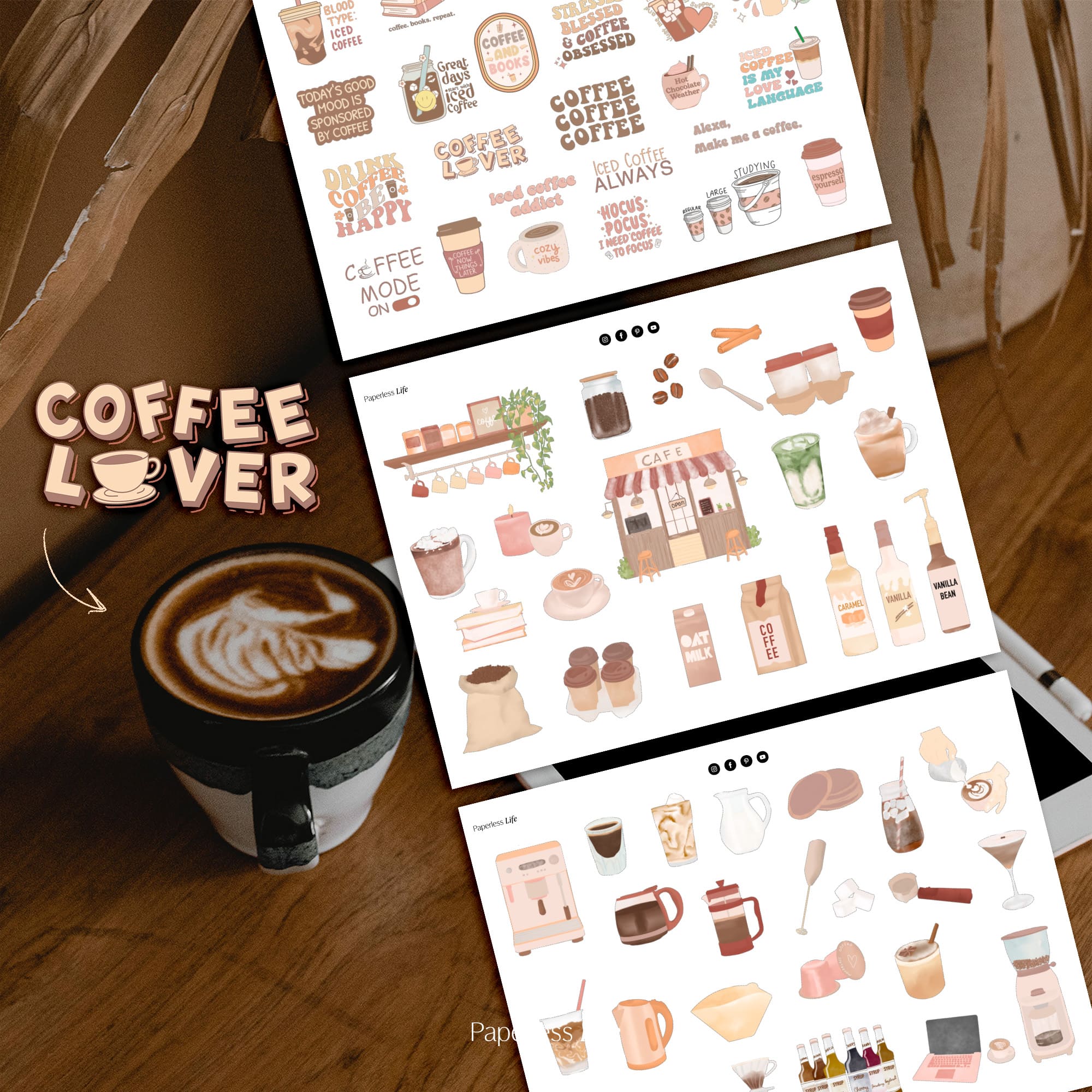 Digitale Sticker | Coffee Lovers - Image 6