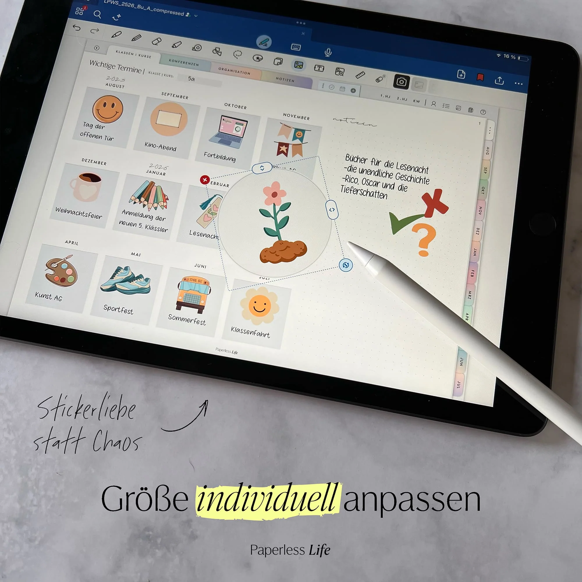 700+ Digitale Sticker | "Lehreralltag" | Aus dem aktuellen LK 25/26 - Image 5