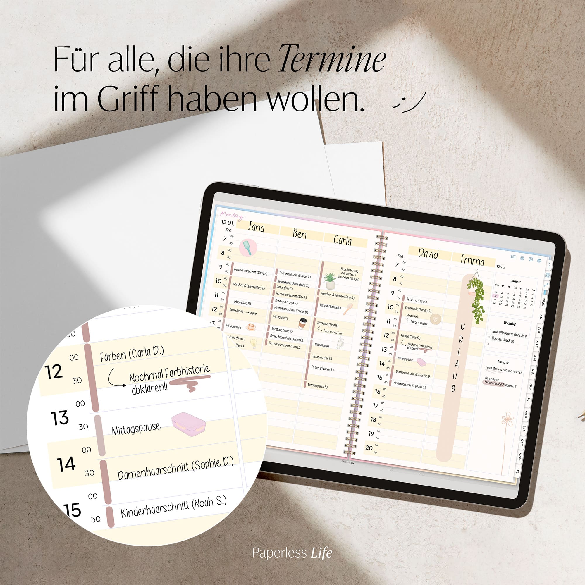 Digitaler Terminplaner 2026 | Für Solo-Selbstständige und kleine Teams - Image 50