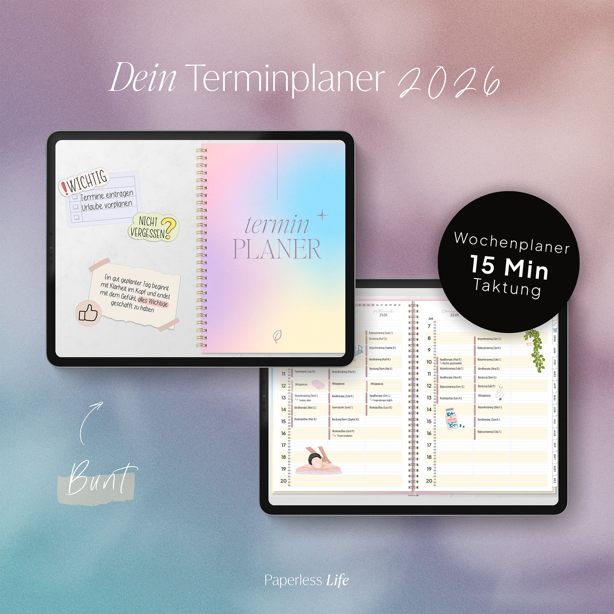 Digitaler Terminplaner 2026 | Für Solo-Selbstständige und kleine Teams - Image 74