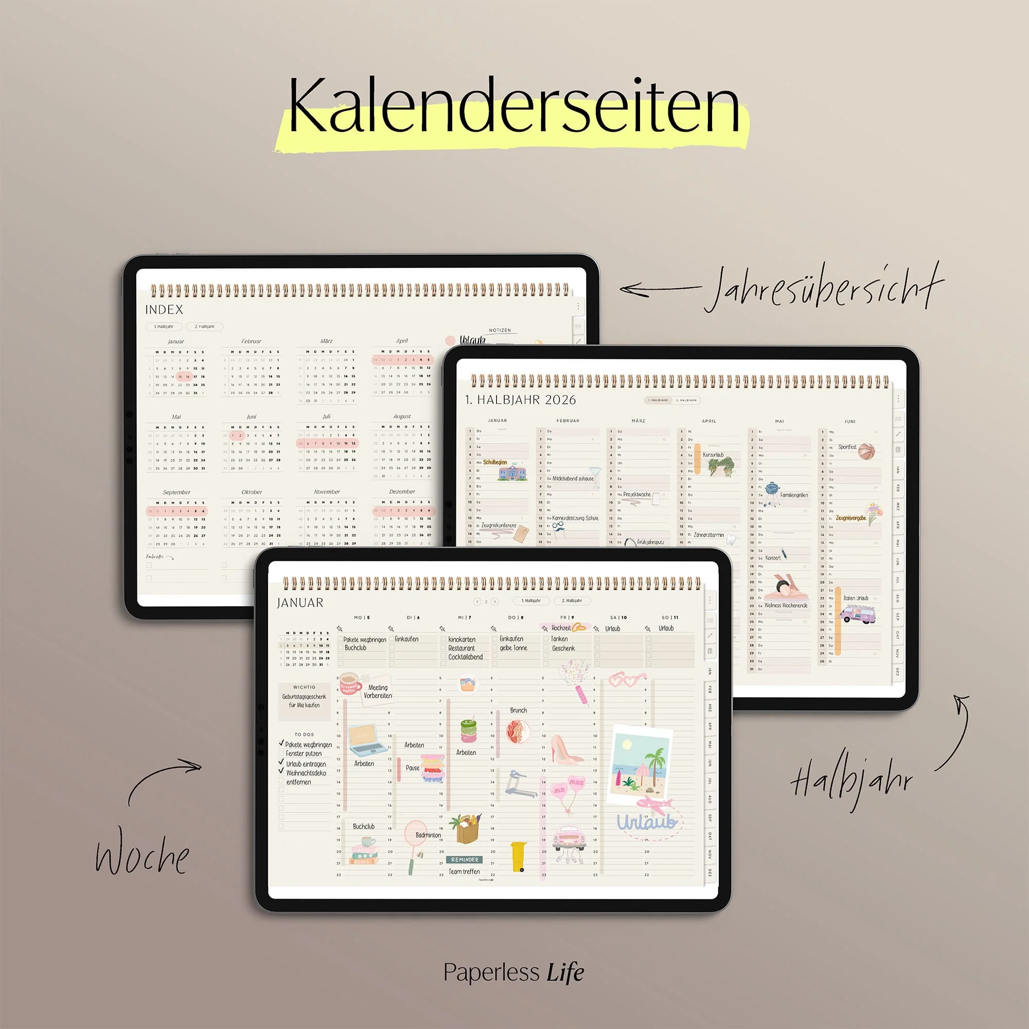 Digitaler Wochenplaner 2026 | Paperless Basics - Image 26