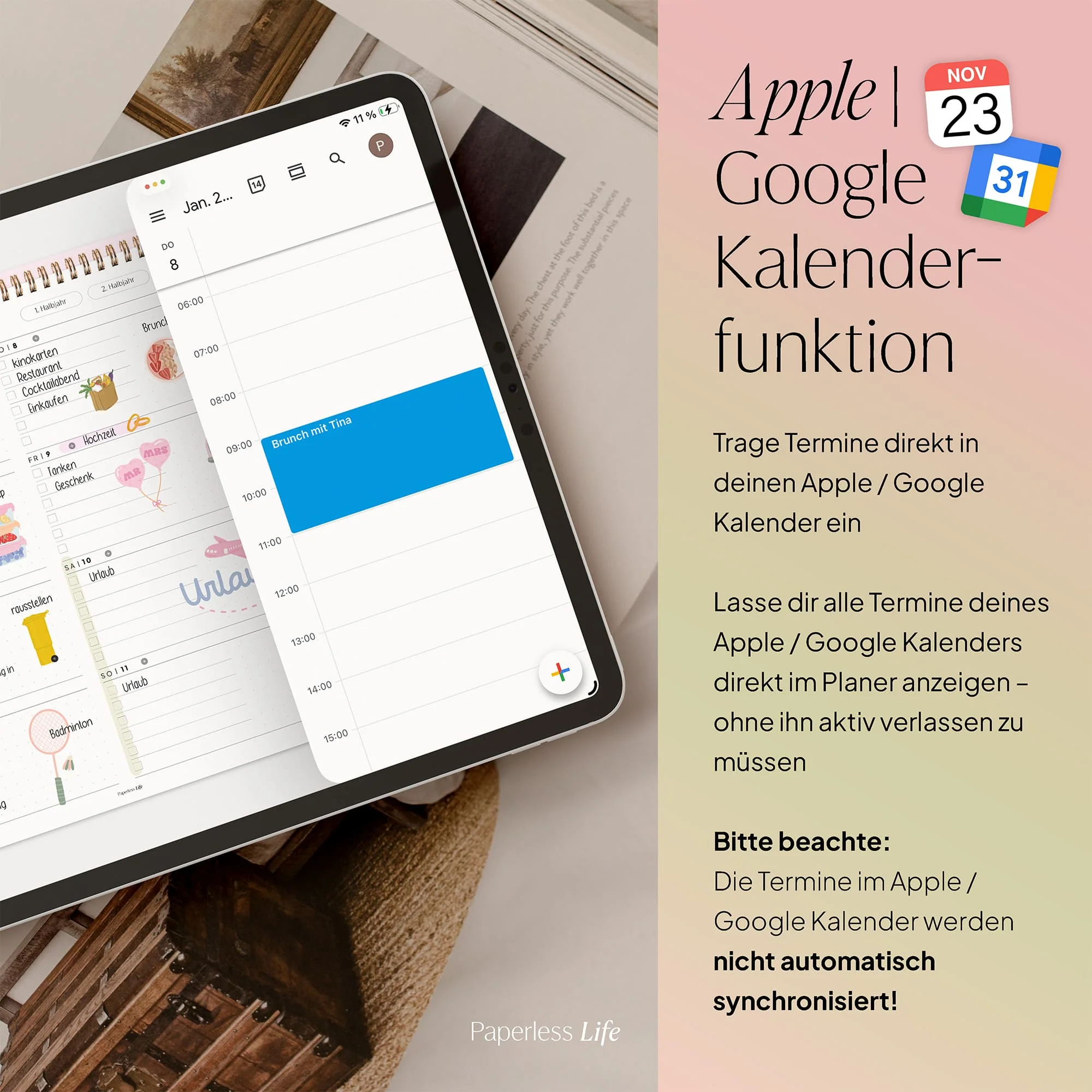 Digitaler Wochenplaner 2026 | Paperless Basics - Image 3