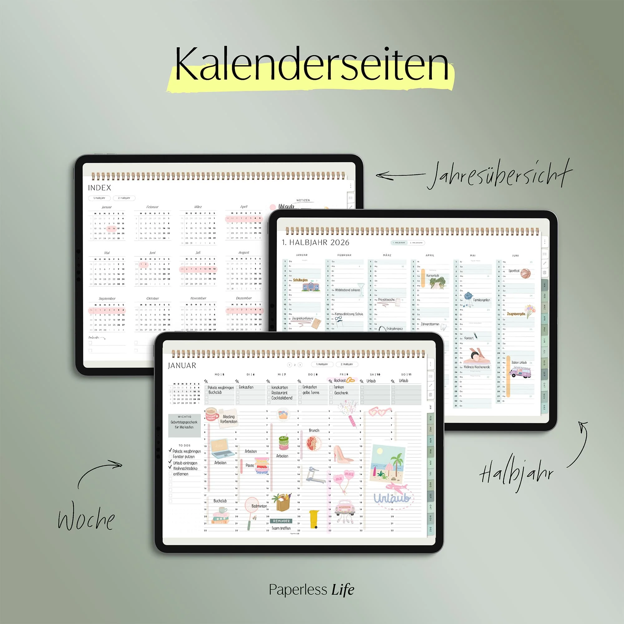 Digitaler Wochenplaner 2026 | Paperless Basics - Image 47