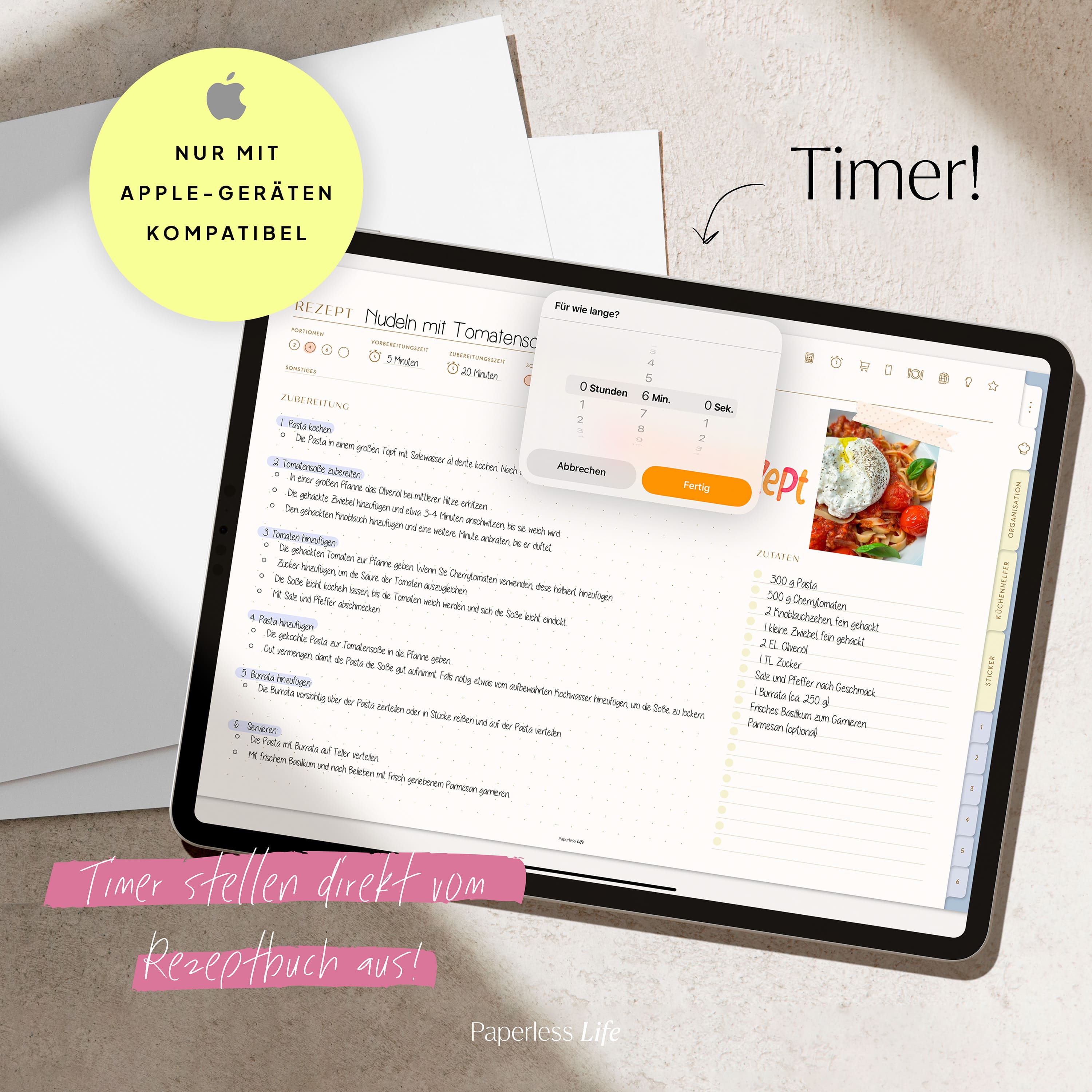 Digitales Chefkoch Bundle | Digitales Rezeptbuch + alle Sticker - Image 105