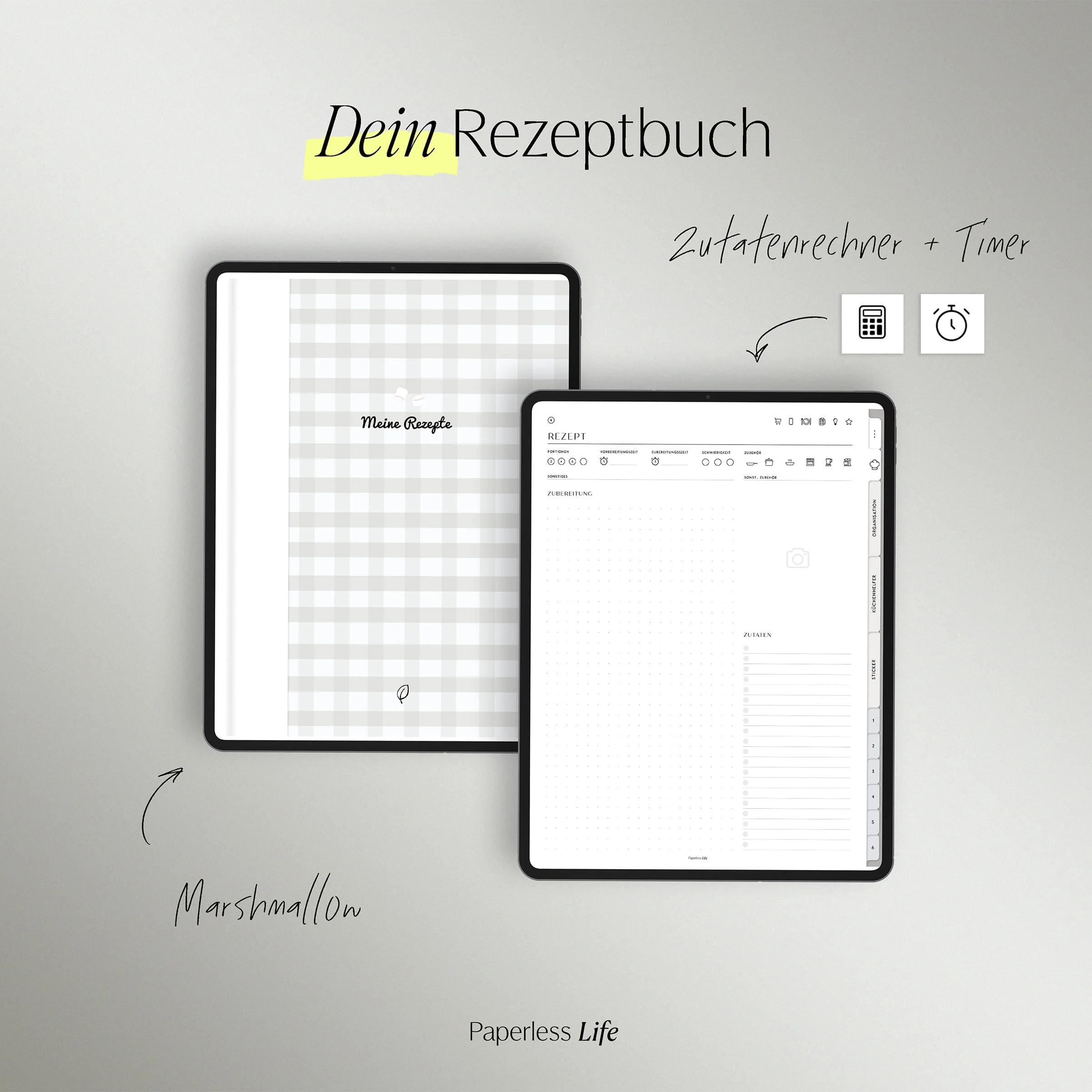 Digitales Chefkoch Bundle | Digitales Rezeptbuch + alle Sticker - Image 132