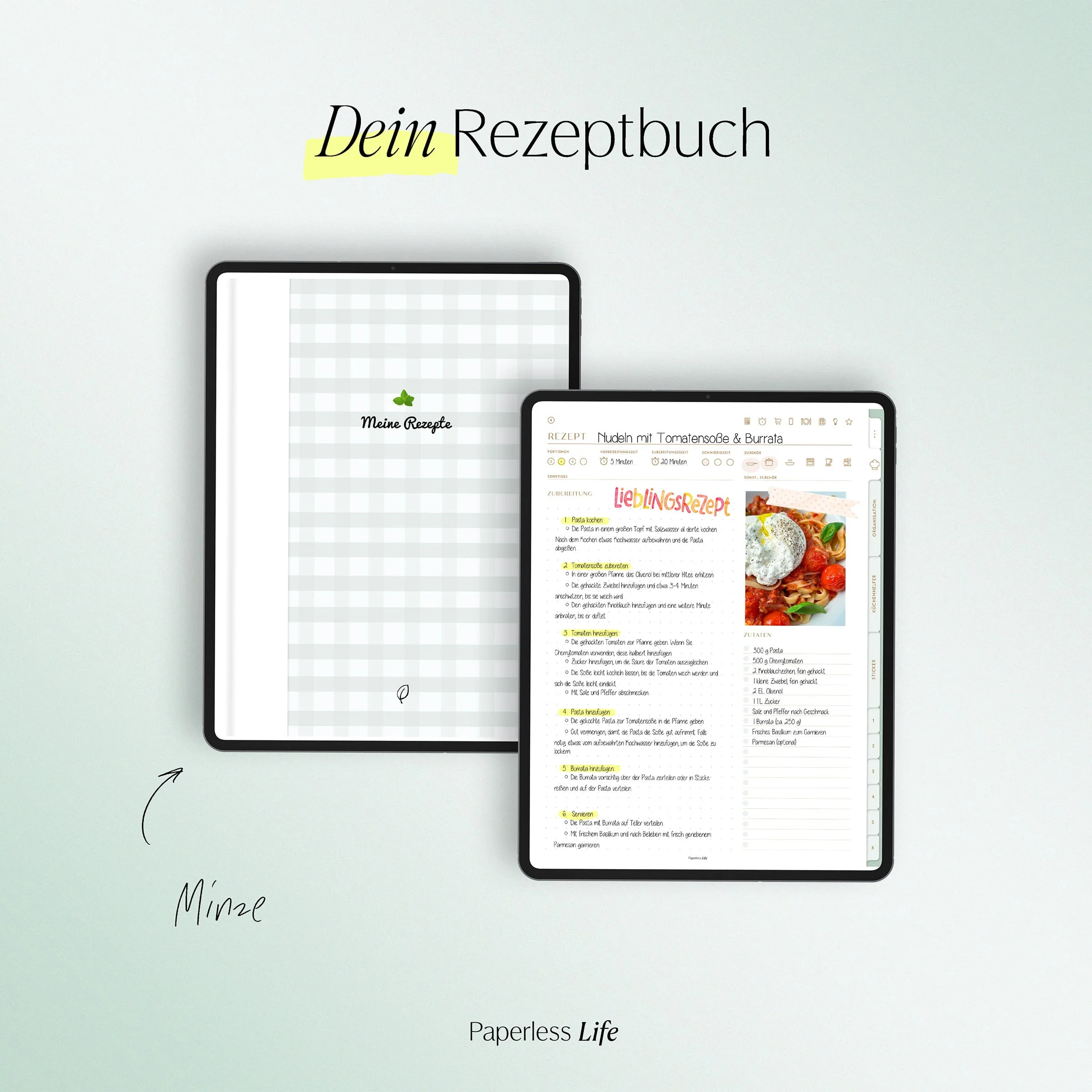 Digitales Chefkoch Bundle | Digitales Rezeptbuch + alle Sticker - Image 135
