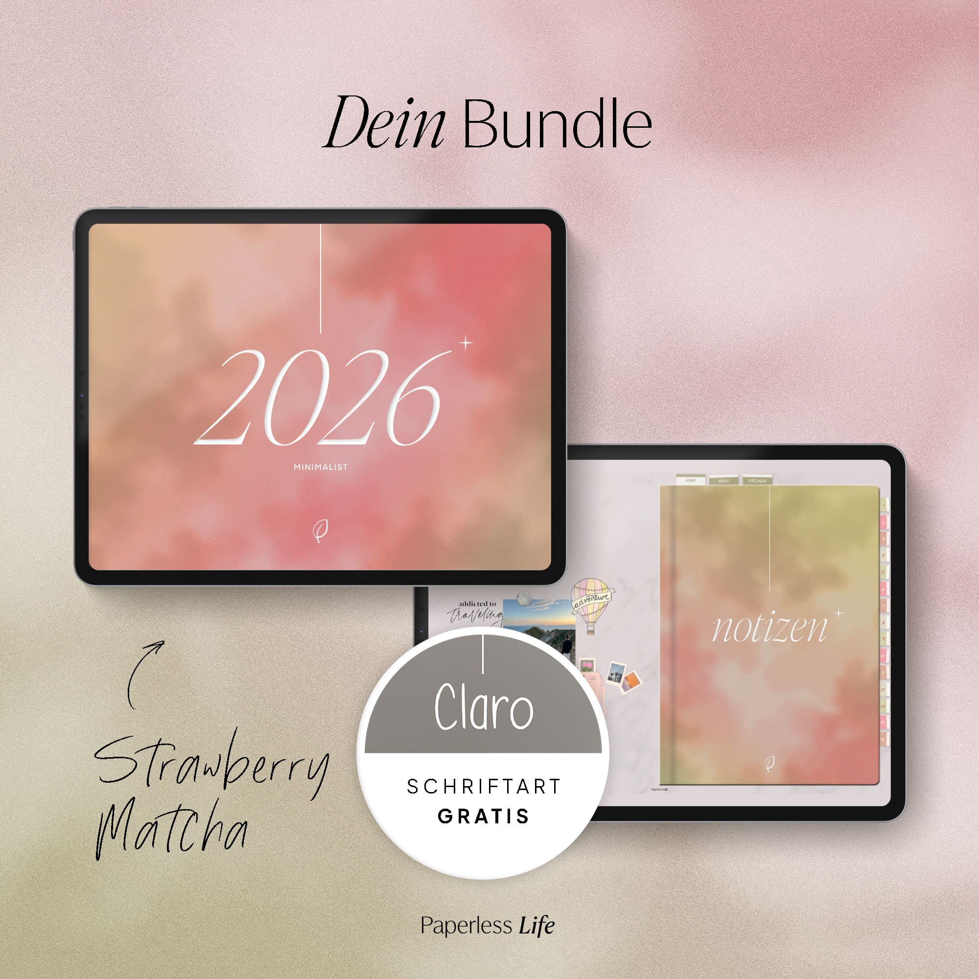 Digitales Starter-Bundle 2026 | Minimalist - Image 26