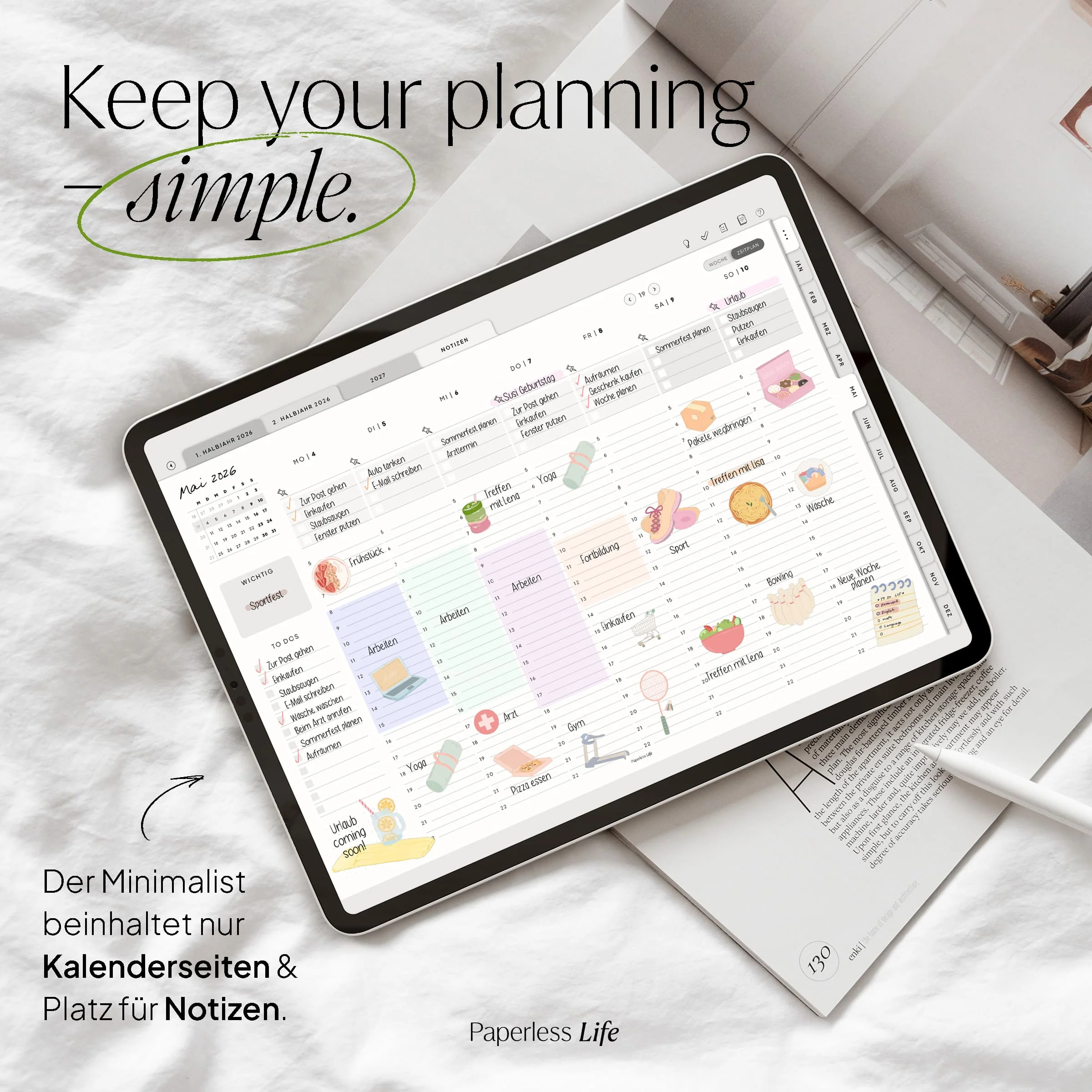 Digitales Starter-Bundle 2026 | Minimalist - Image 53