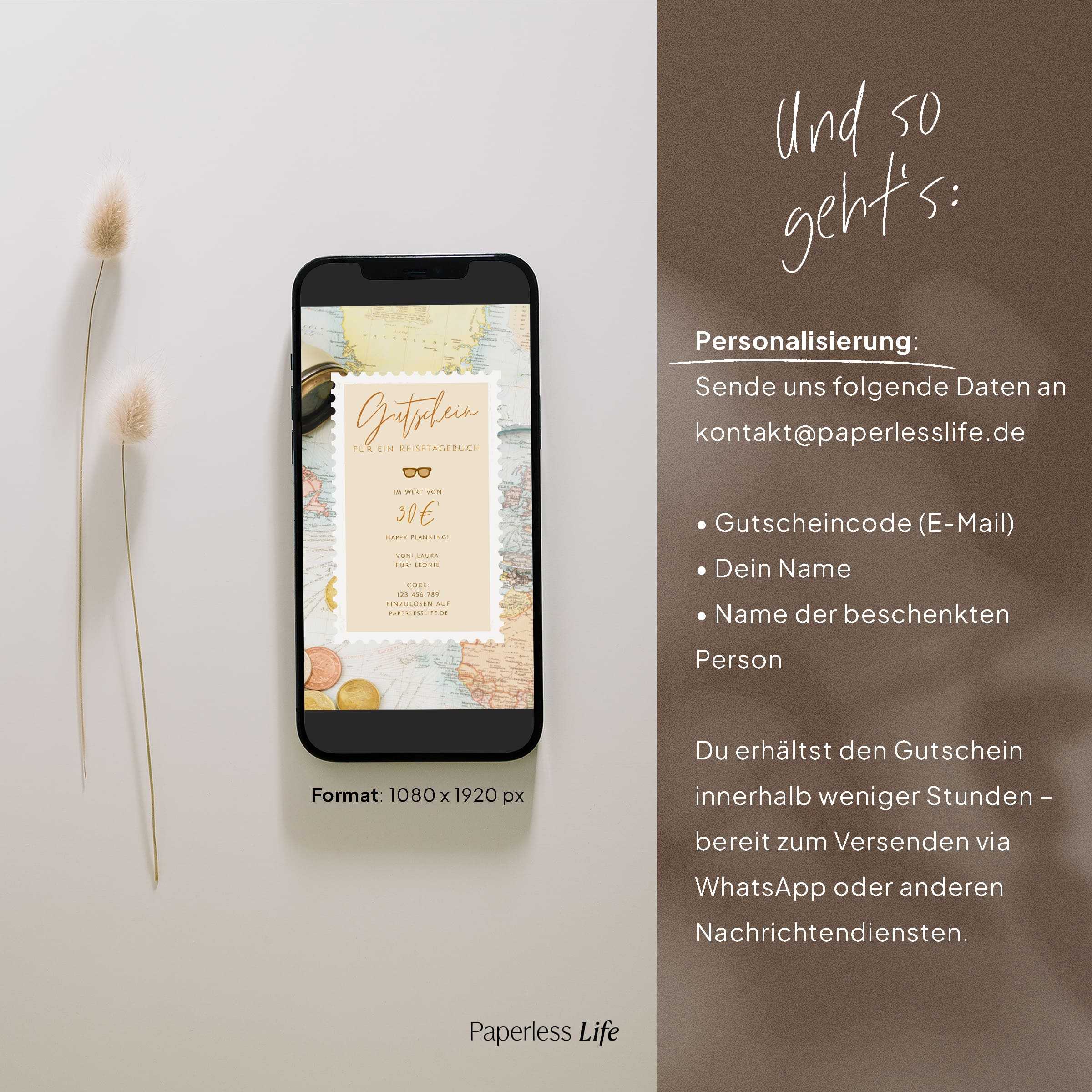 Geschenkgutschein | Für ein Reisetagebuch - Image 4