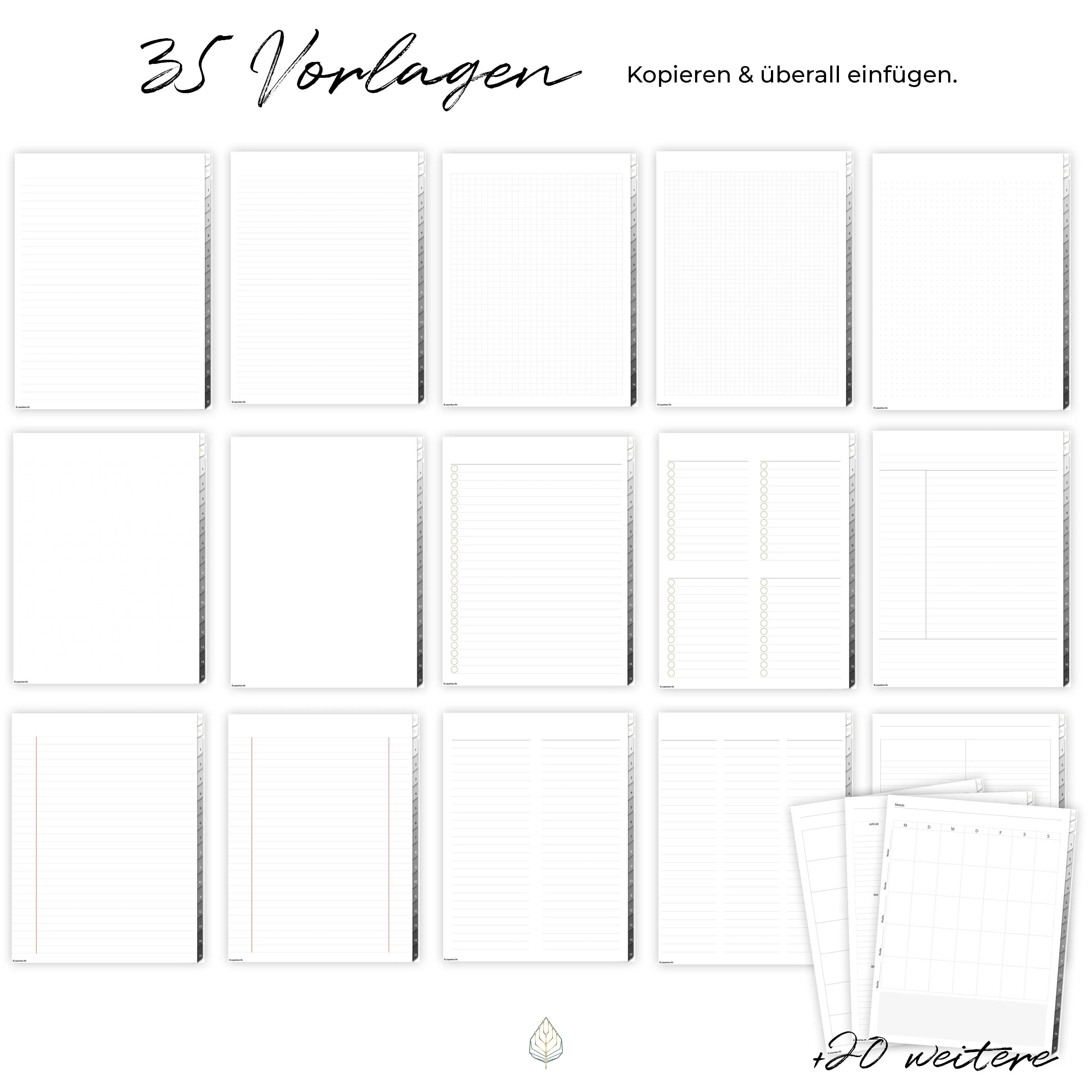 Digitales Notizbuch "Der Gedankensortierer" - 15 Reiter - Image 22
