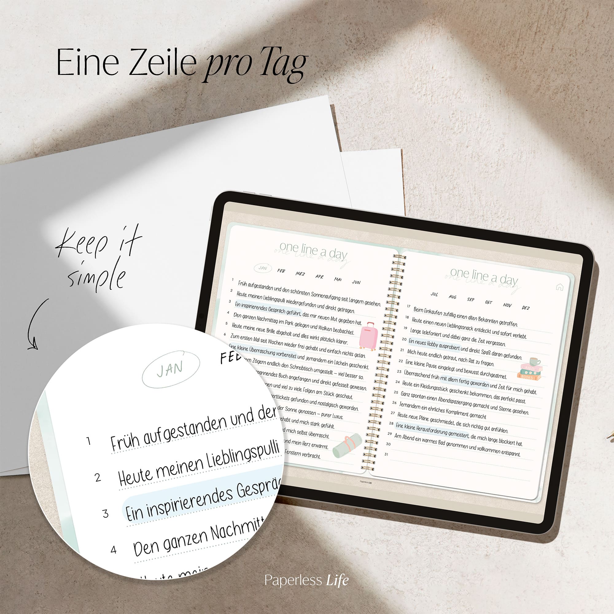 One Line a Day | 1‑Jahres‑Tagebuch - Image 49